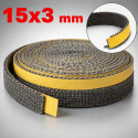 Joint plat adhésif en fibre - 15 x 3 (vendu au mètre)