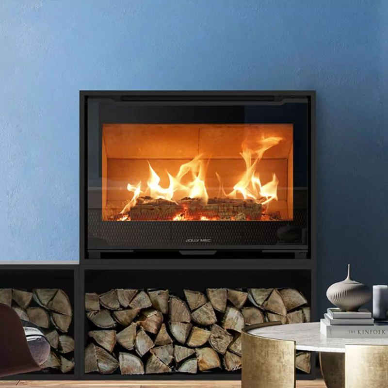 Poêle à bois Quadro+ steel 80