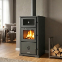 Poêle à bois hydro avec four Neptune - 25 Kw