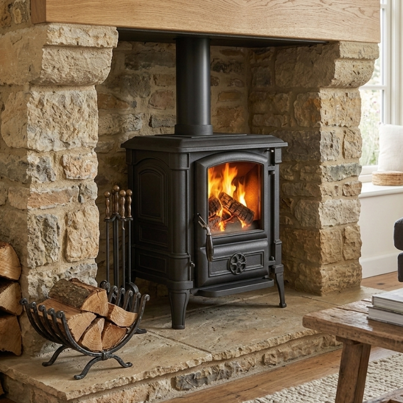 Poêle à bois Arina - 6,5 Kw