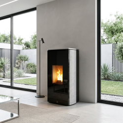 Poêle à granulés étanche Odette (sortie arrière) - 8 Kw