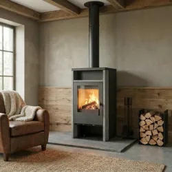 Poêle à bois VEGA pierre ollaire - 6 Kw