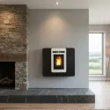Poêle à granulés étanche extra plat Veloce - 6 Kw
