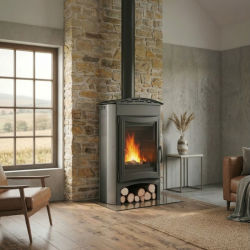 Poêle à Bois Brulhaut Bûcher - 13,1 Kw
