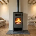 Poêle à bois avec four Titan - 8 Kw