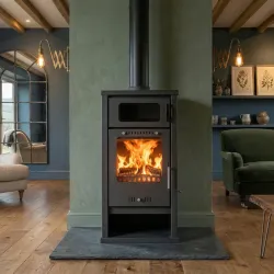 Poêle à bois avec four Titan - 8 Kw