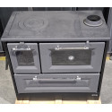 Cuisinière à bois sur socle Andésite - Reconditionnée - A - 8 Kw