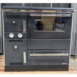 Cuisinière à bois Bouilleur Alfa Term 20 - Reconditionnée - B+ - 23 Kw