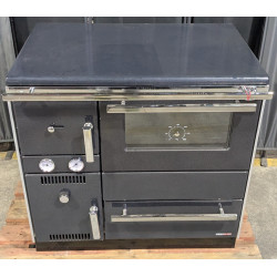 Cuisinière à bois Bouilleur Alfa Term 20 - Reconditionnée - B+ - 23 Kw