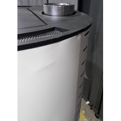 Poêle à granulés étanche (sortie dessus concentrique) - MEO - Reconditionné - B - 8 Kw