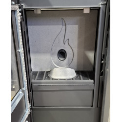 Poêle à granulés étanche (sortie dessus concentrique) - MEO - Reconditionné - A+ - 6 Kw