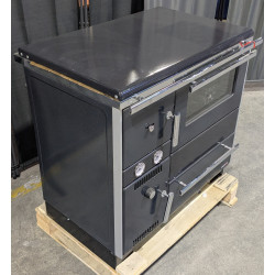 Cuisinière à bois Bouilleur Alfa Term 20 - Reconditionnée - B+ - 23 Kw