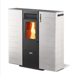 Poêle à granulés canalisable extra plat Fango- Reconditionné - B+ - 8 Kw