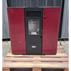 Poêle à granulés canalisable extra plat Fango- Reconditionné - B+ - 8 Kw