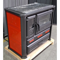 Cuisinière à bois Alma Mons - Reconditionné - A - 9 Kw