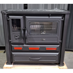 Cuisinière à bois Alma Mons - Reconditionné - A - 9 Kw