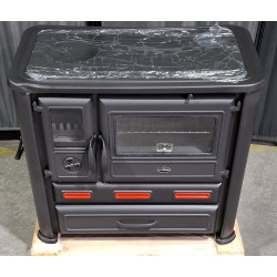 Cuisinière à bois Alma Mons - Reconditionné - A - 9 Kw