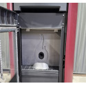 Poêle à granulés étanche Cast Round (Bordeaux) - Reconditionné - A - 8 Kw