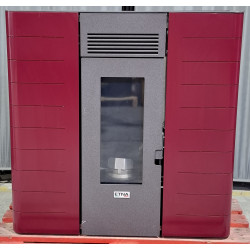 Poêle à granulés hydro extra plat Agosta - Reconditionné - A - 16 Kw