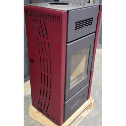 Poêle à bois Romana - option ventilateur - Reconditionné - A+ - 8 Kw