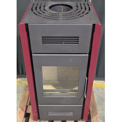 Poêle à bois Romana - option ventilateur - Reconditionné - A - 8 Kw