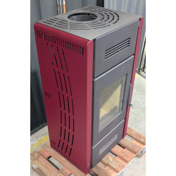 Poêle à bois Romana - option ventilateur - Reconditionné - A - 8 Kw