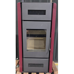 Poêle à bois Romana - option ventilateur - Reconditionné - A - 8 Kw