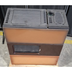 Poêle à fioul Ölofen OS 4/5 Vario Brun - Reconditionné - B+