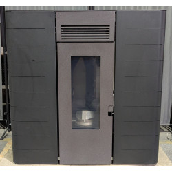 Poêle à granulés hydro extra plat Agosta - Reconditionné - A - 16 Kw