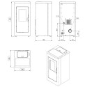 Poêle à granulés étanche Vulcano Silenzio - Reconditionné - A - 9,2 Kw