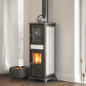 Poêle à bois avec four Gemma Forno 5.0 Ceramica - 7,3 Kw