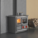 Cuisinière à bois Rosa L steel