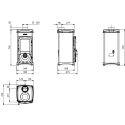 Poêle à bois Super Junior - 5,7 Kw