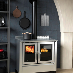Cuisinière à bois encastrable Venezia Inox