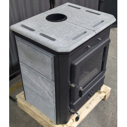 Poêle à bois Vulkan - Reconditionné - A+ - 8,2 Kw