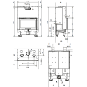 Étiquette cheminée à bois Monoblocco 90PA 2.0