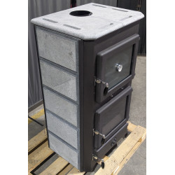 Poêle à bois bouilleur Thermo Vulkan plus - Reconditionné - A - 19 Kw