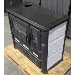 Cuisinière à Bois Alma Mons sortie gauche - Reconditionné - B+
