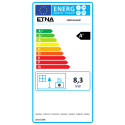 Poêle à granulés étanche (sortie dessus concentrique) Cristallo Silenzio Up - Reconditionné - B+ - 9,2 Kw