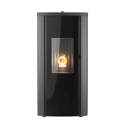 Poêle à granulés étanche (sortie dessus concentrique) Cristallo Silenzio Up - Reconditionné - B+ - 9,2 Kw