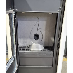 Poêle à granulés étanche (sortie dessus concentrique) - MEO - Reconditionné - A+ - 8 Kw