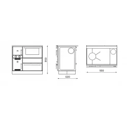 Cuisinière à Bois Bouilleur Alfa Term 20