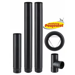 Kit complet de tuyaux d'évacuation Poujoulat