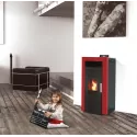 Pack poêle à granulés hydro Baracuda Commo Plus + Kit d'installation sortie arrière