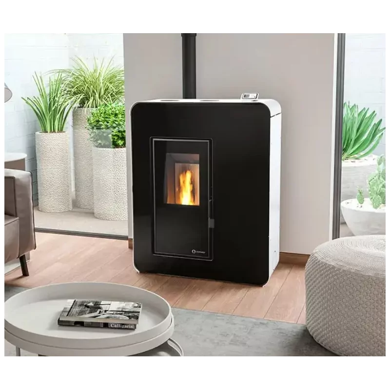 Poêle à Granulés extra plat Canalisable Ibiza - 10 Kw