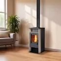 Poêle à bois VEGA pierre de sable - 6 Kw