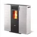Poêle à granulés canalisable extra plat Ricanto - 10 Kw