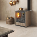 Cuisinière à Bois Rosetta 5.0 Maiolica - 7,9 Kw