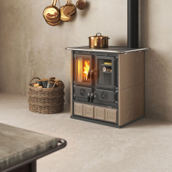 Cuisinière à Bois Rosetta 5.0 Maiolica - 7,9 Kw