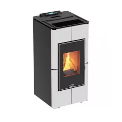 Poêle à granulés étanche canalisable Tendenza + Kit conduits concentrique sortie arrière - 10 Kw